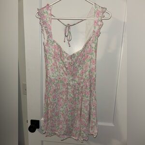 Sky To Moon Floral Dress Medium